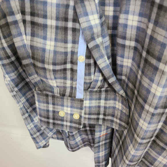 Mercer Men's Classic Long Sleeve Oxford Dress Shirt, Size: Medium Color: Brown - Picture 7 of 10